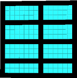 Preview of texture: Brick cyan