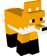 Minecraft 8 bit fox