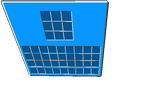 Blue Dispenser Background