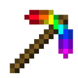 Rainbow Diamond Pickaxe