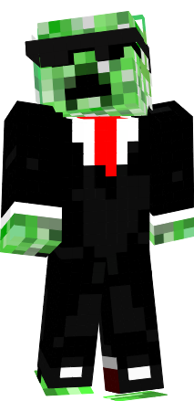 Preview of texture: Creeper in a Suit