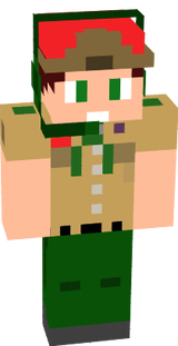 Boy Scout /w hat and headset