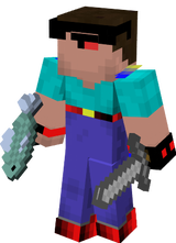cool noob with cape