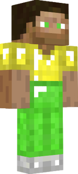 dadrian02 steve emerald pants iron boots gold chestplate
