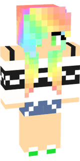 rainbow girl