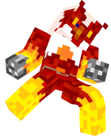 Blaziken with a mega belt