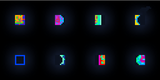Glitched Moon Phases