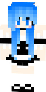 Rainbow maid blue