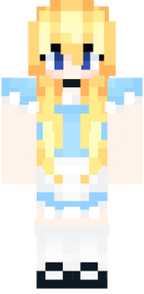 Maid Girl Yellow Blonde Hair Anime Kawaii