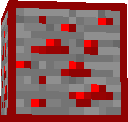 Preview of texture: redstone visible