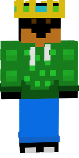Penguin King With A Green Sweater On