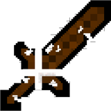 Broken wood sword