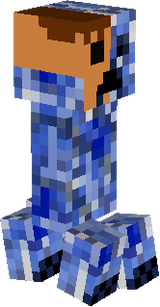 steve-blue creeper
