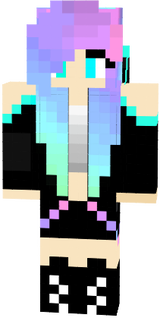 cute rainbow girl
