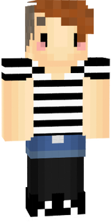 Me with clothes, contact lenses (or no glasses) and translucent rosy cheeks