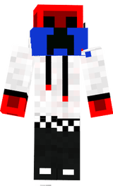 Red slime with blue creeper bandana