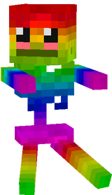 Kawaii Rainbow Skele