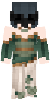 janedoe green mask on