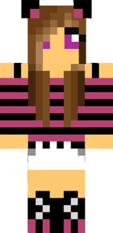 Cat Girl Flower Skin