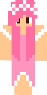 Pink Flower Girl