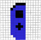 Blue Nintendo switch thing