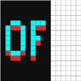 Minecraft OF Cape blue,red and black