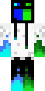 ELblockalegre fusion enderman verde y ice