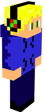 Creeper Hoodie Blue