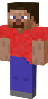 Red shirt Steve