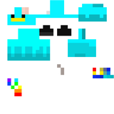 Light blue parrot (in place of normal blue parrot