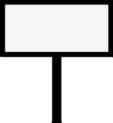 Black & White Sign