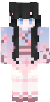 kimono girl cherry