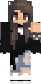 rebel anime girl skin