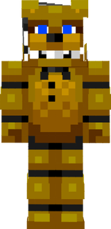 golden freddy with endoskeleton fnaf 1
