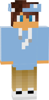 tanned blue bandana