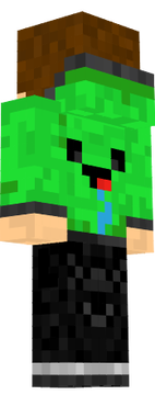 Zöld buta creeper skin
