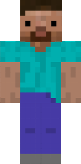 herobrine com o olho arregalado