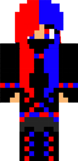 Red Blue ninja girl