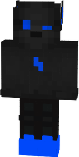 black and blue skin ohne blitz