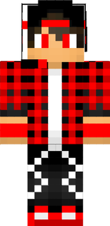 Red gamer boy