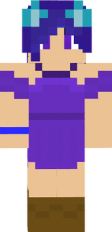 Purple-Blue Cat Girl