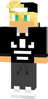 Adidas Black Hoobie guy_guy8 skin cool boy guy man logo black withe 