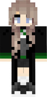 customized slytherin girl