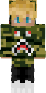 Bape hoodie minecraft skin best sale