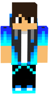 garson bleu 