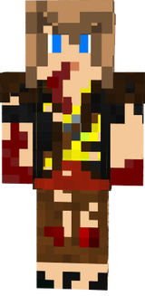 Frigiel & Fluffy : Frigiel gravement bléssé après une fuite et une grande chute dans la forêt (skin inventé pour donner une idée à frigiel pour son prochain livre le sa série de romans : Frigiel & Fluffy