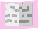 cute pink book