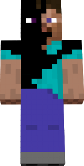 Preview of texture: Ender-fied Steve