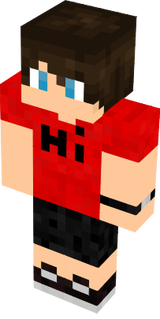 red shirt boy with shoes