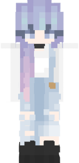 Cute Pastel Overals Girl